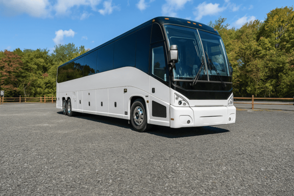 Coach Bus Sterling Heights 56 Passenger Charter Bus