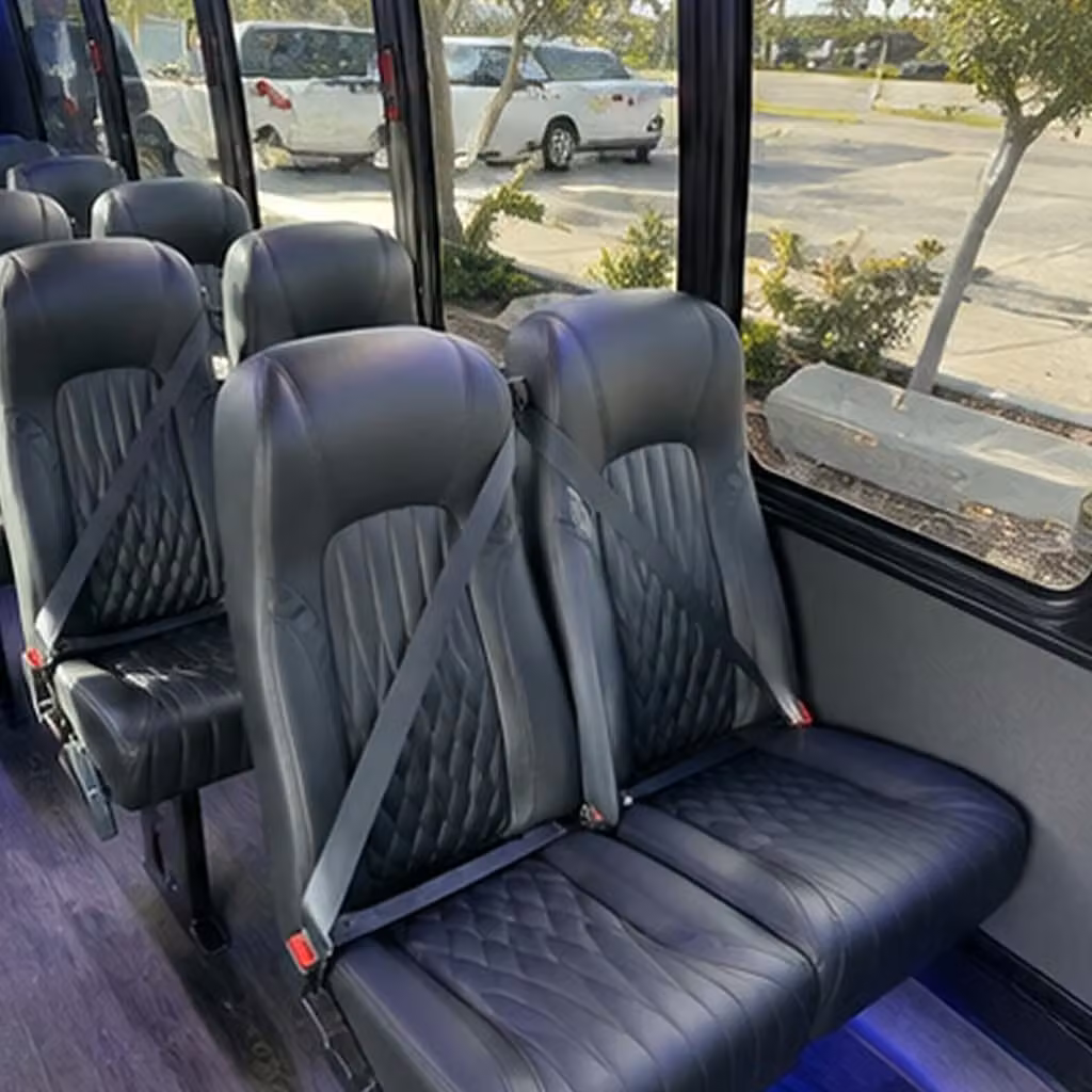 35 passenger minibus interior